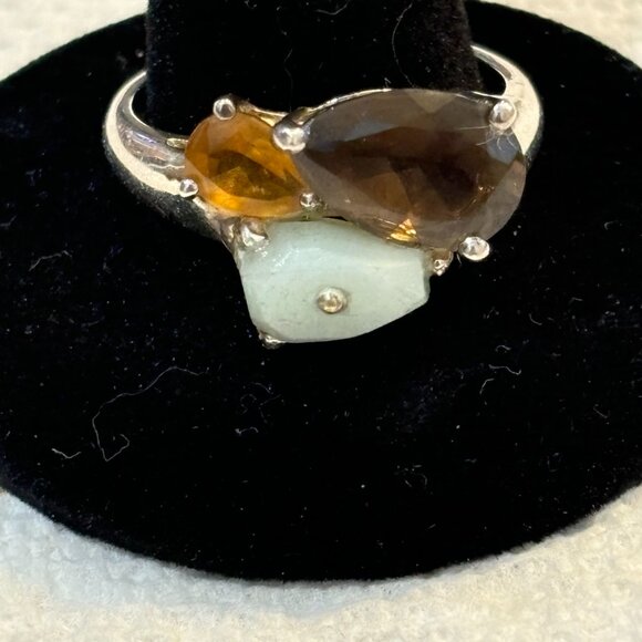 Michelle Albala Multi Gemstone 925 Ladies Ring - Picture 7 of 13